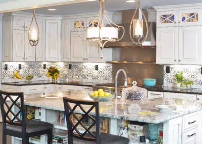 White kitchen remodel