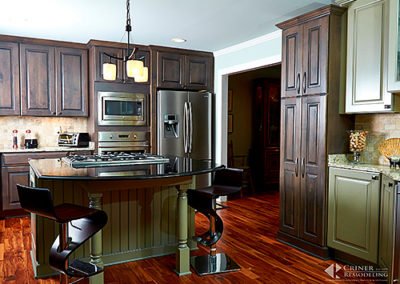 dark wood kitchen remodel