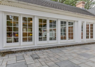 exterior doors to patio