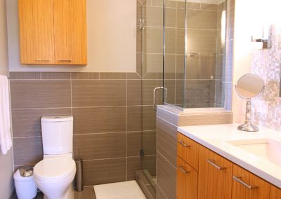 modern ikea style bathroom remodel - criner remodeling