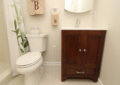 modern simple bath design - criner remodeling