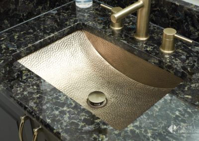 copper color sink bowl bathroom redesign yorktown va area