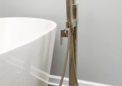 modern free-standing tub with faucet in hampton roads va