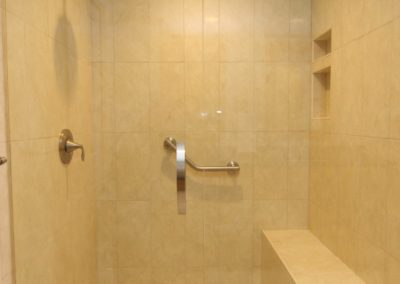 elegant large shower in yorktown, hampton, newport news, va