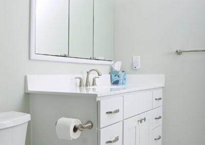 classy simple white bathroom remodel newport news va area