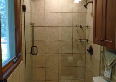 shower remodel project in hampton roads va