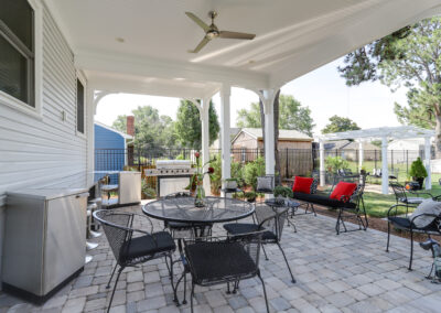 Paver outdoor living area newport news