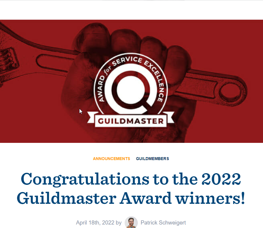 2022 GuildQuality Award