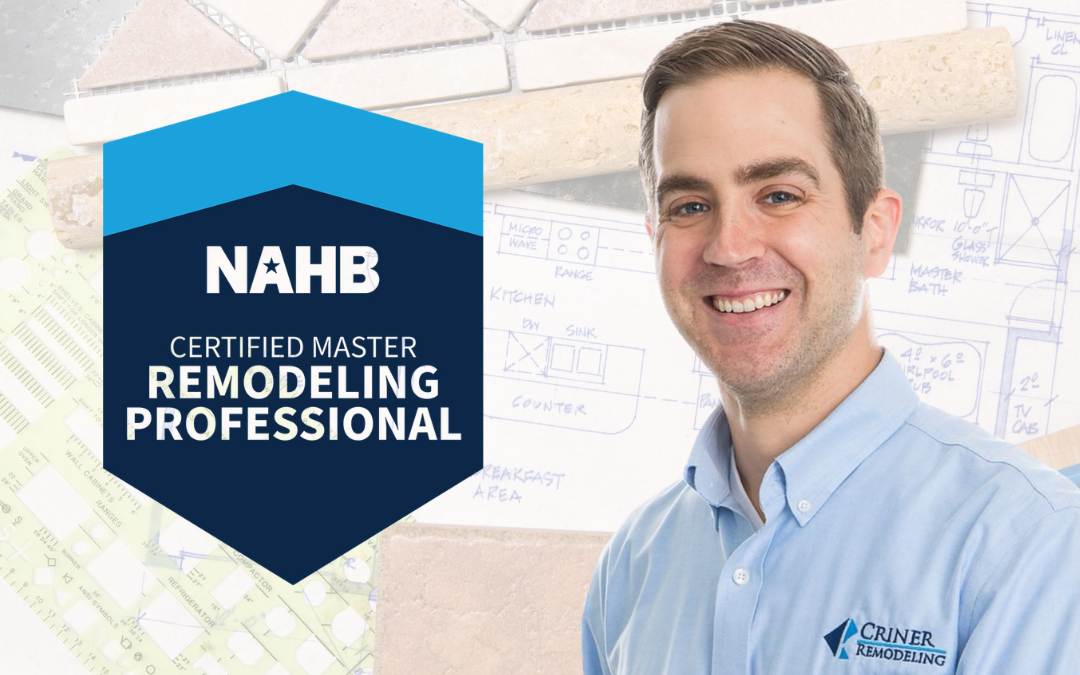 Paul Criner with the Certified Master Remodeling Professional (CMRP) and NAHB logos.
